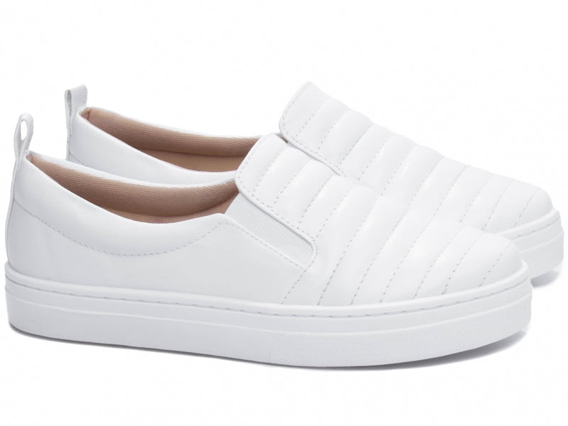 Tênis Slip On, Branco, Feminino